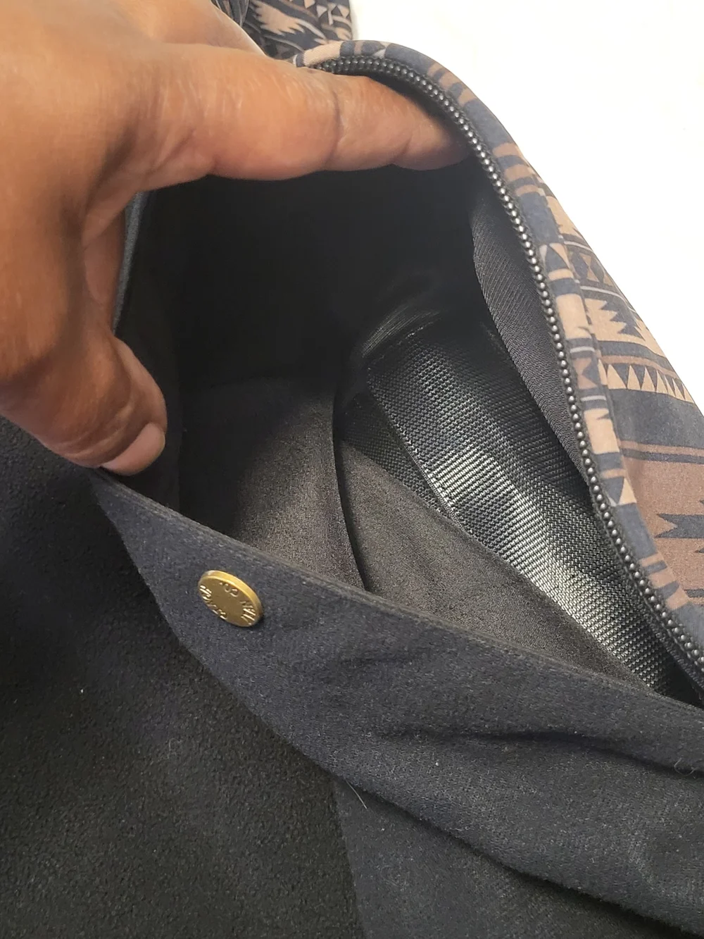 Cinch Black Fleece Jacket with Embroidered Crest